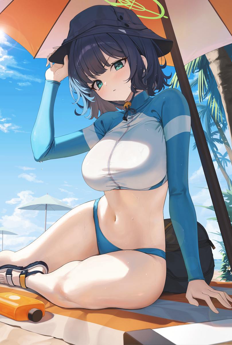 This is a pixiv picture whose title is サキ.