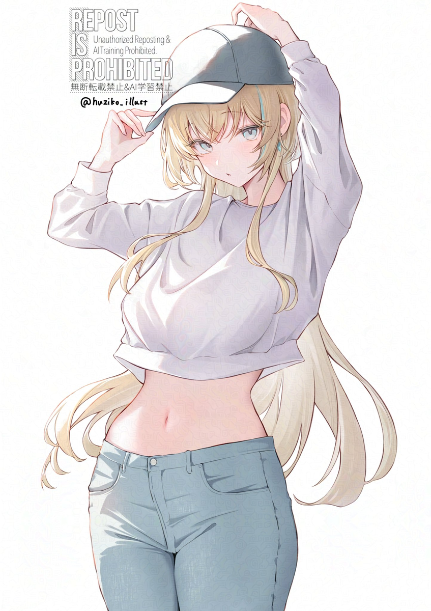 This is a pixiv picture whose title is 帽子.