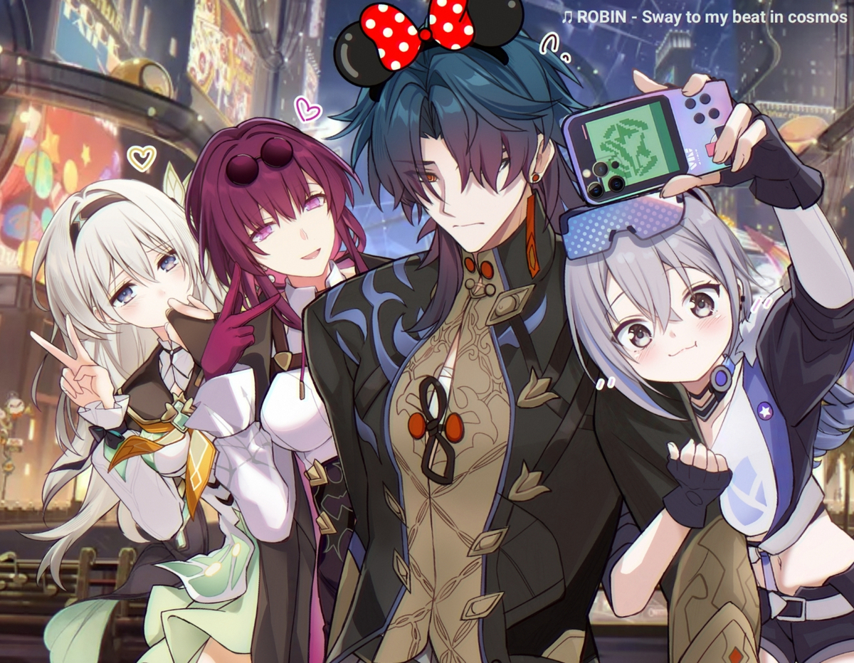 This is a pixiv picture whose title is 崩壊スターレイル 星核ハンター.