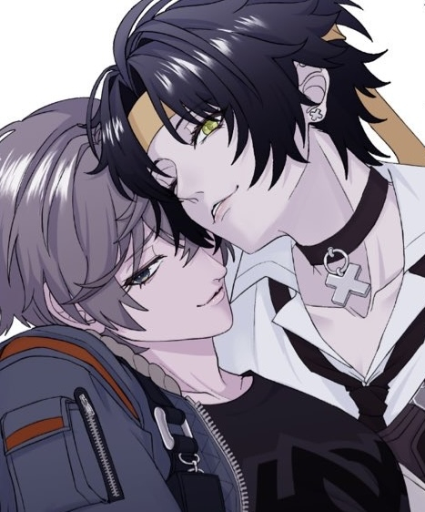 This is a pixiv picture whose title is 悠アキまとめ②+アキラ受け.