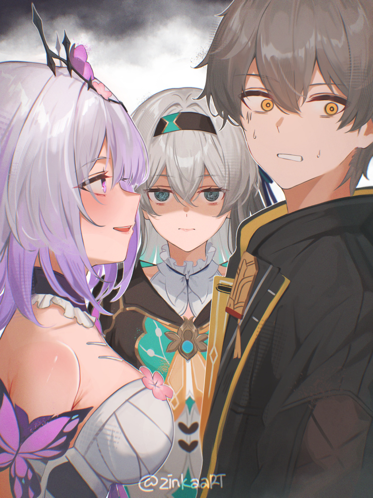 This is a pixiv picture whose title is ライバル ②.