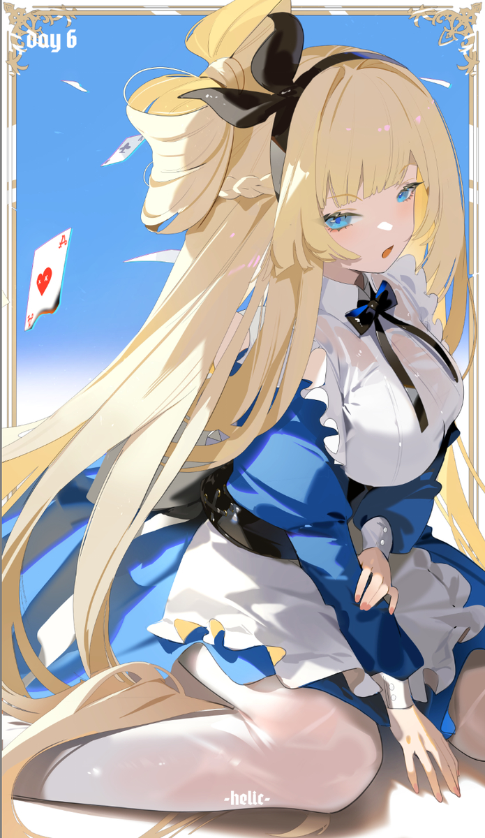 This is a pixiv picture whose title is 6/100 Alice.