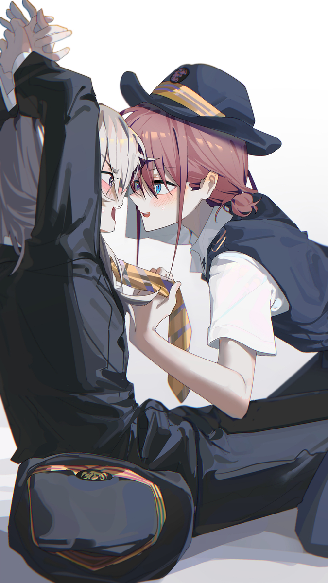 This is a pixiv picture whose title is hug65/100.