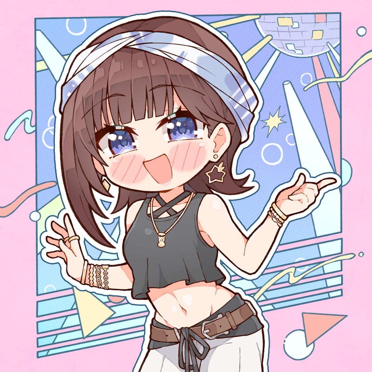 This is a pixiv picture whose title is 🎼.