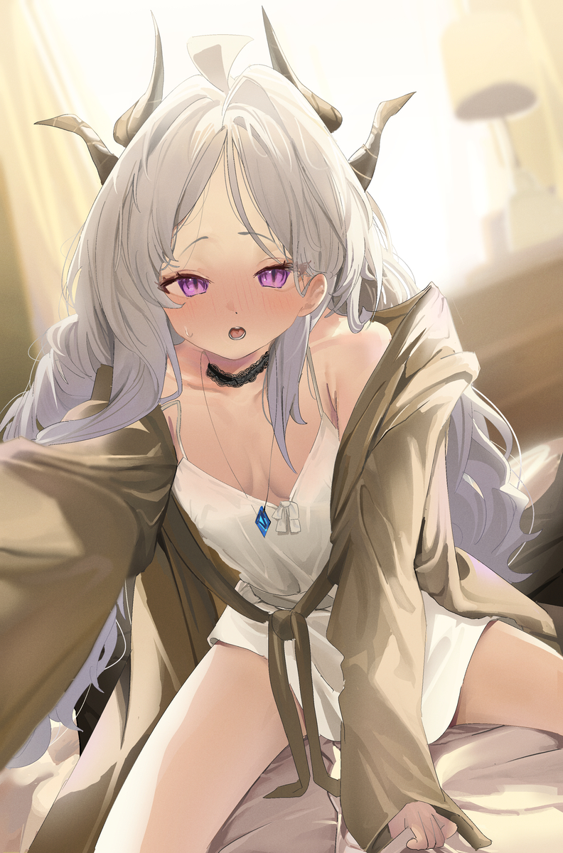 This is a pixiv picture whose title is 添い寝.