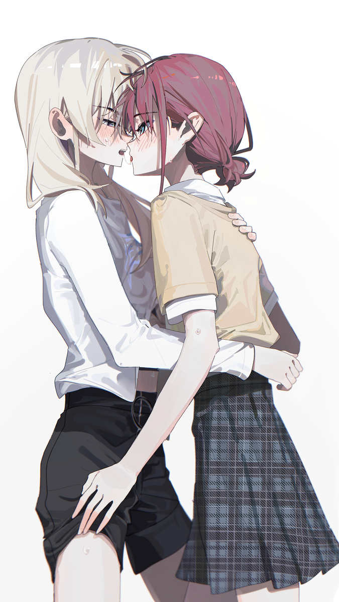 This is a pixiv picture whose title is hug66/100.