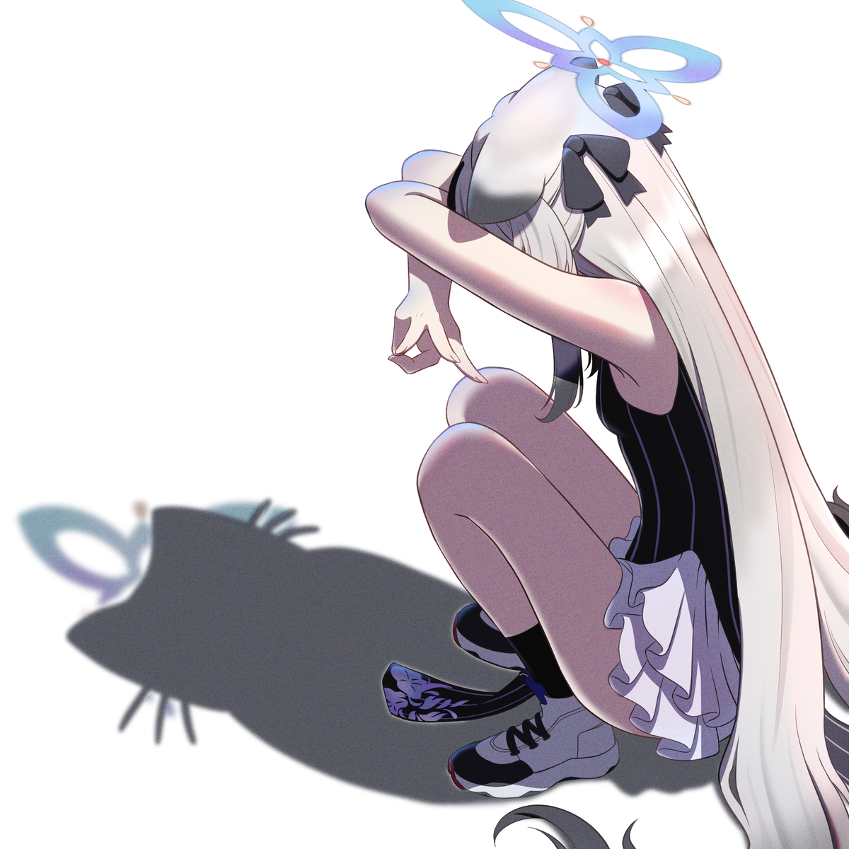 This is a pixiv picture whose title is ココナ猫影.