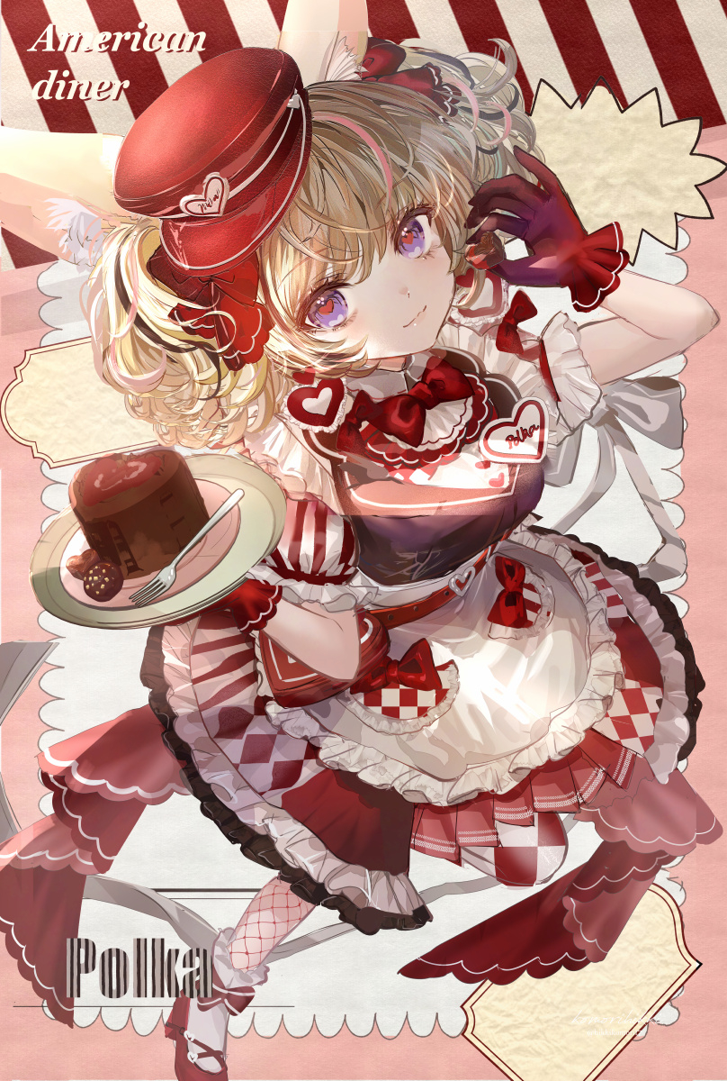 This is a pixiv picture whose title is 尾丸ポルカ様ファンアート🍫.