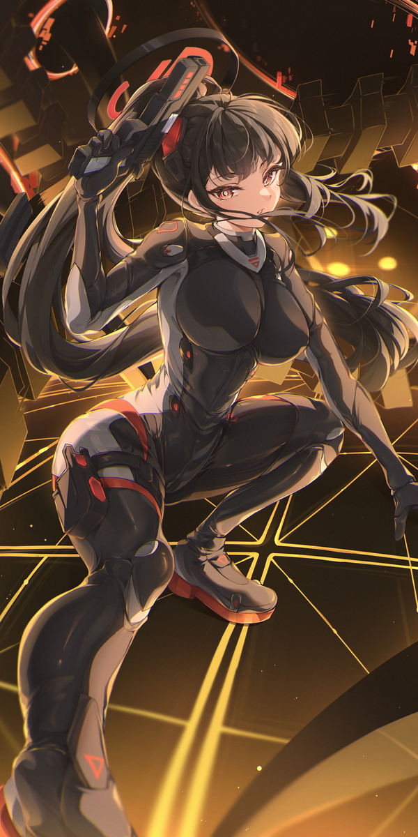 This is a pixiv picture whose title is 調月リオ💛.