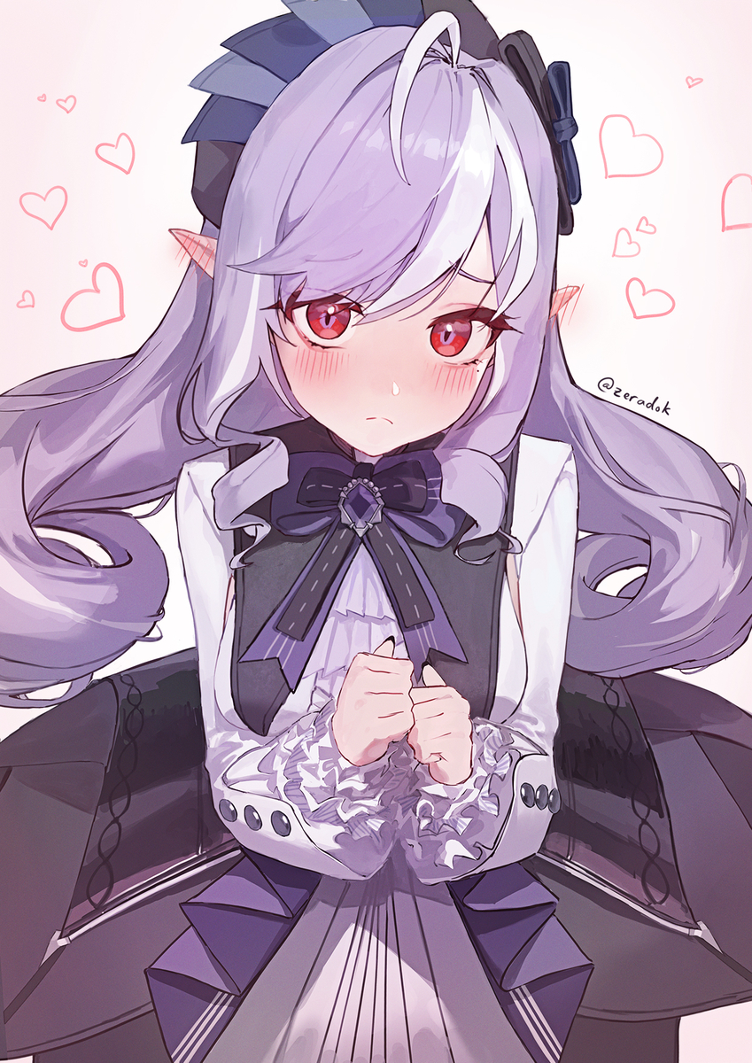This is a pixiv picture whose title is 🥺💜.