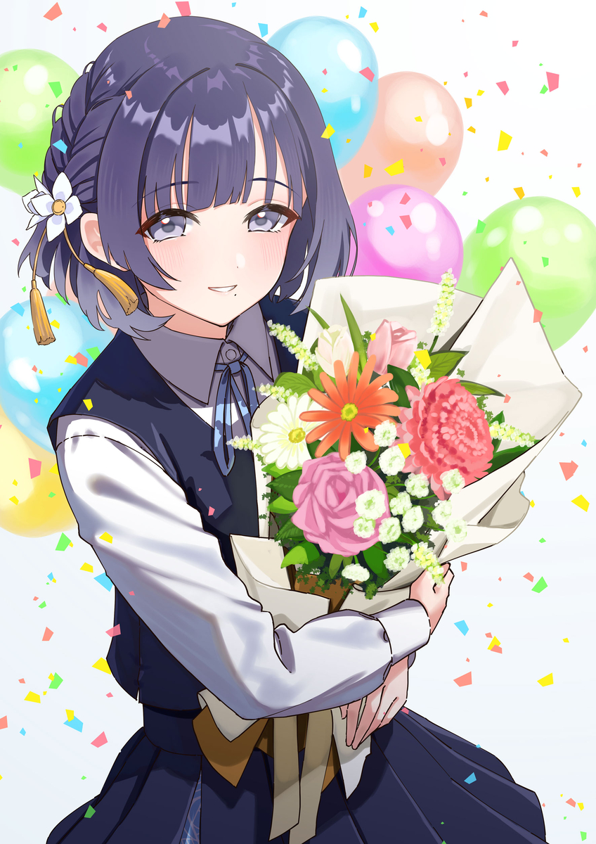 This is a pixiv picture whose title is 一周年＆美鈴実装おめでとうございます.