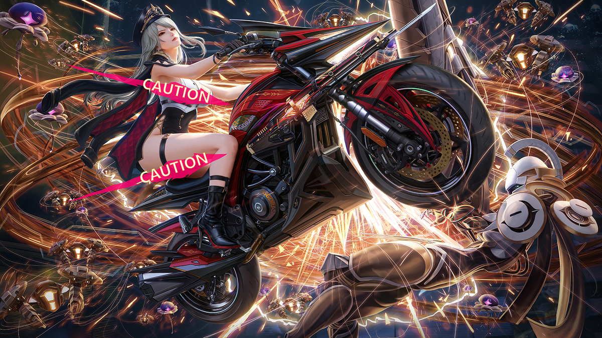 This is a pixiv picture whose title is 奈莉德战骑.