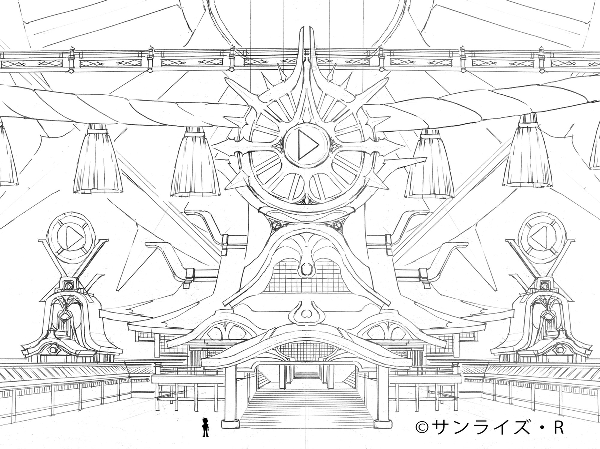 This is a pixiv picture whose title is 魔神創造伝ワタル　美術設定.