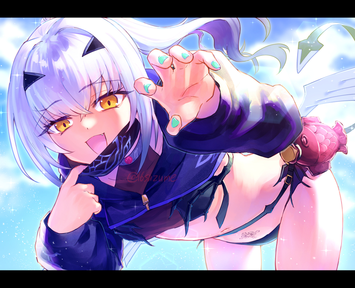 This is a pixiv picture whose title is やっほ～マスター！.