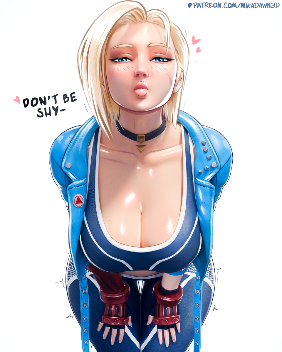 This is a pixiv picture whose title is [SF6] Cammy Smooch.