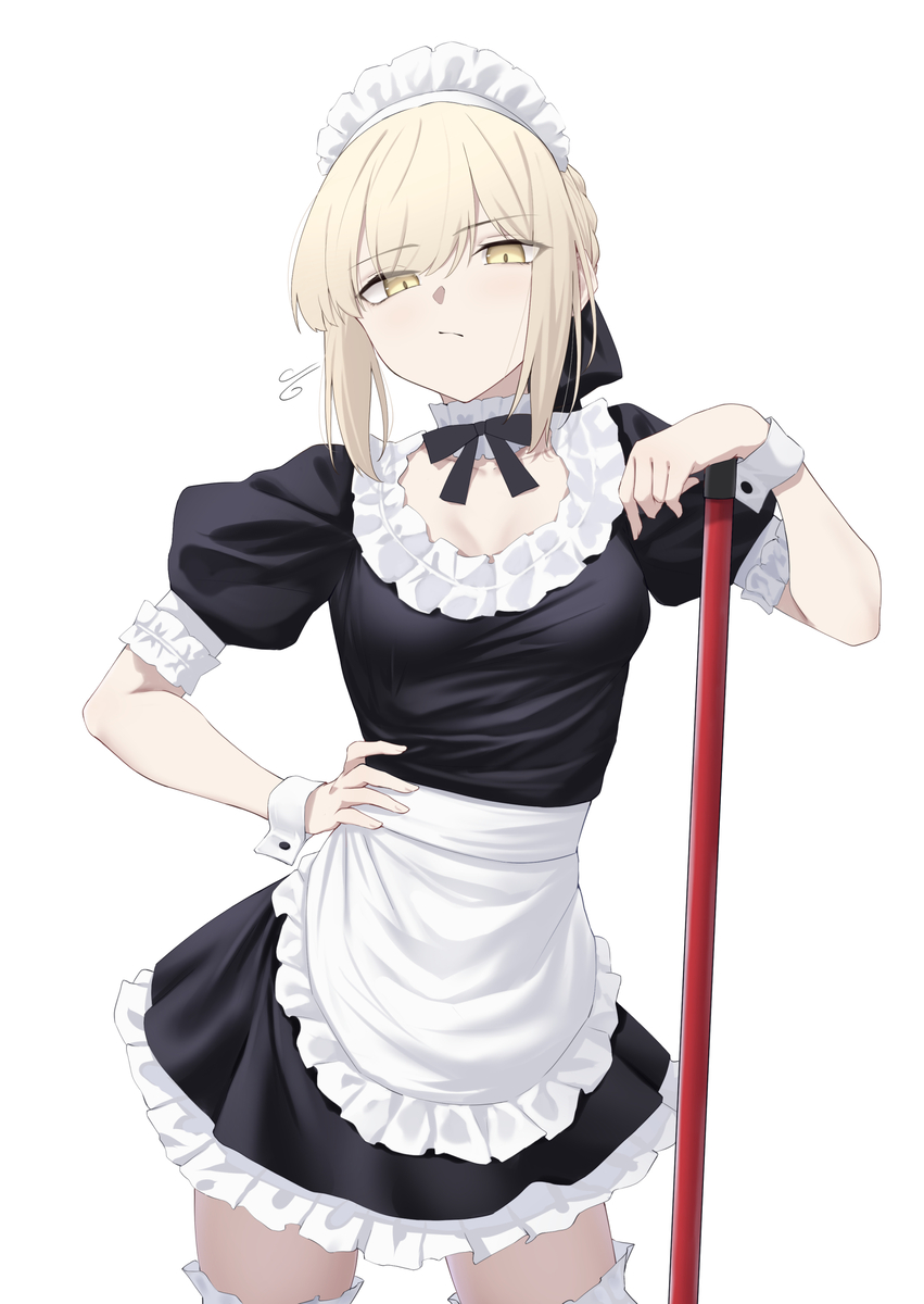 This is a pixiv picture whose title is メイドオルタ.