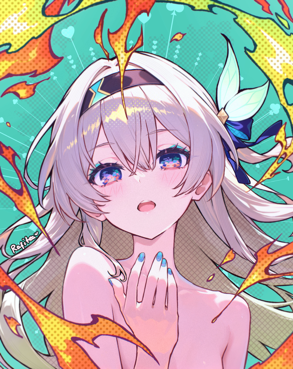 This is a pixiv picture whose title is Firefly.