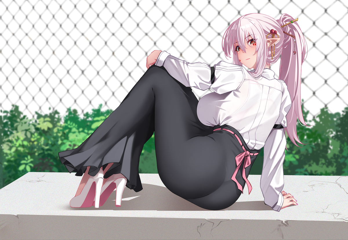 This is a pixiv picture whose title is sensei.