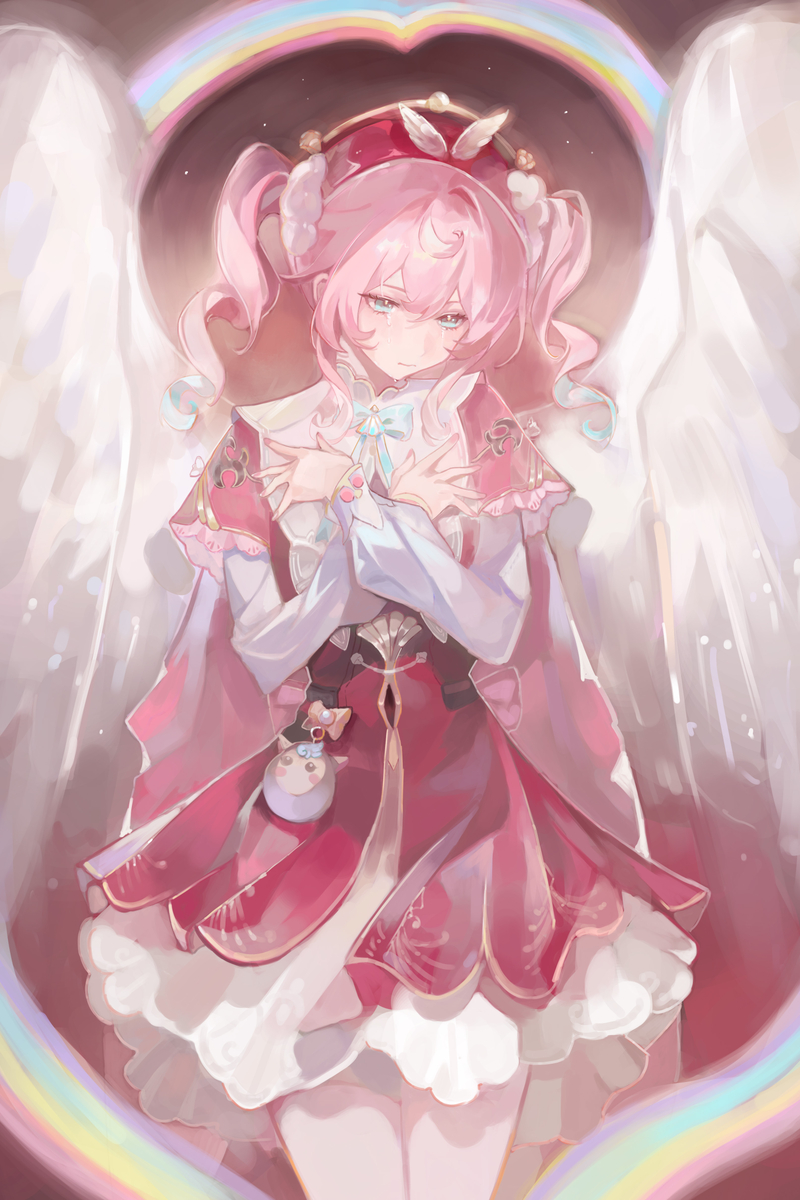 This is a pixiv picture whose title is 「天空啊，请赐予我最后一次展翅吧。」.