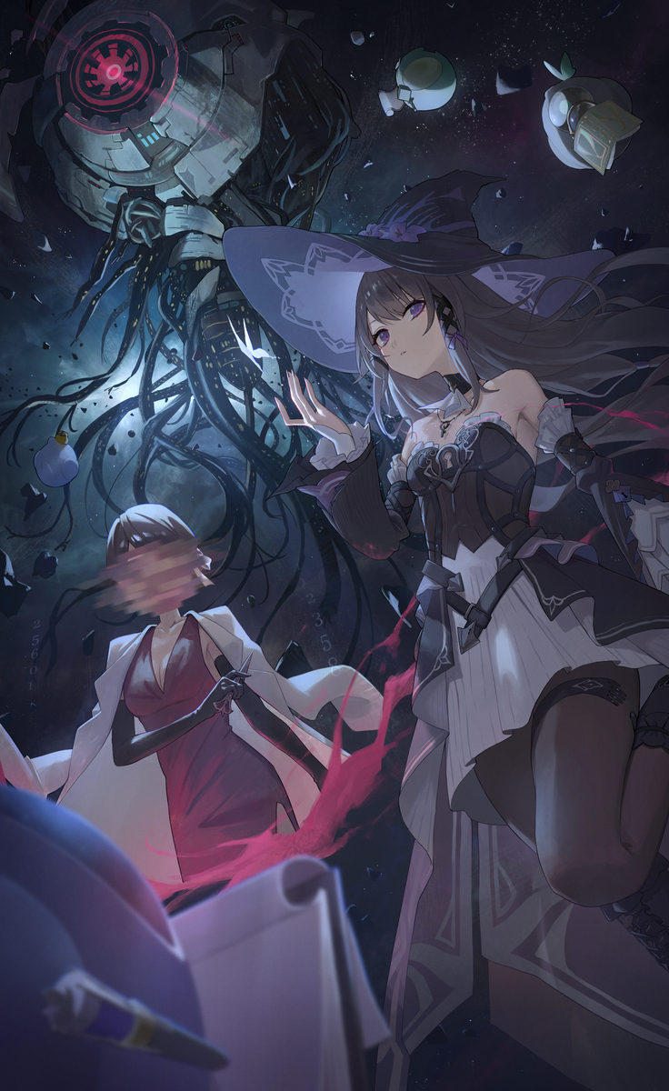 This is a pixiv picture whose title is 『全知域』.