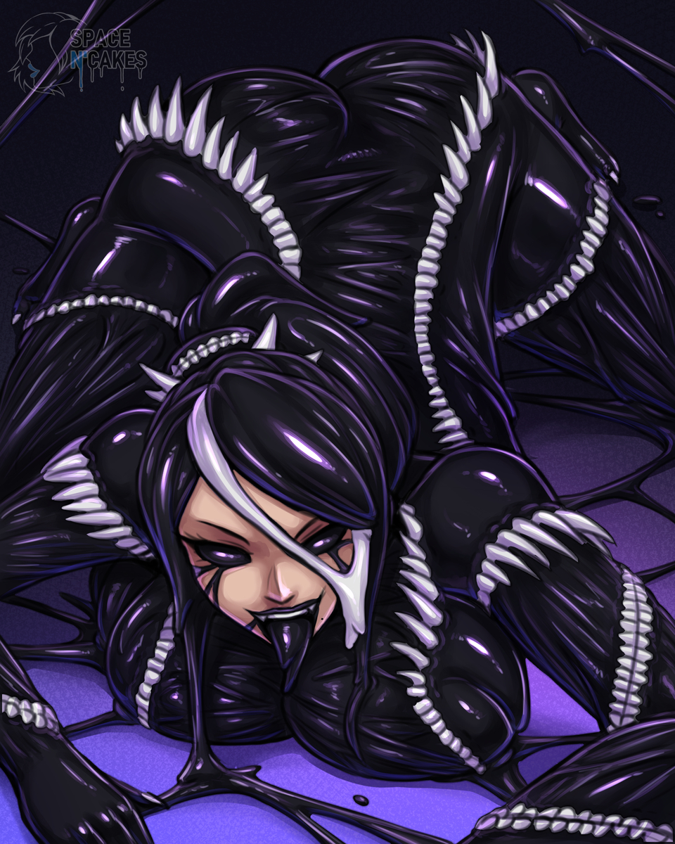 This is a pixiv picture whose title is The Eldritch Suit Samus.