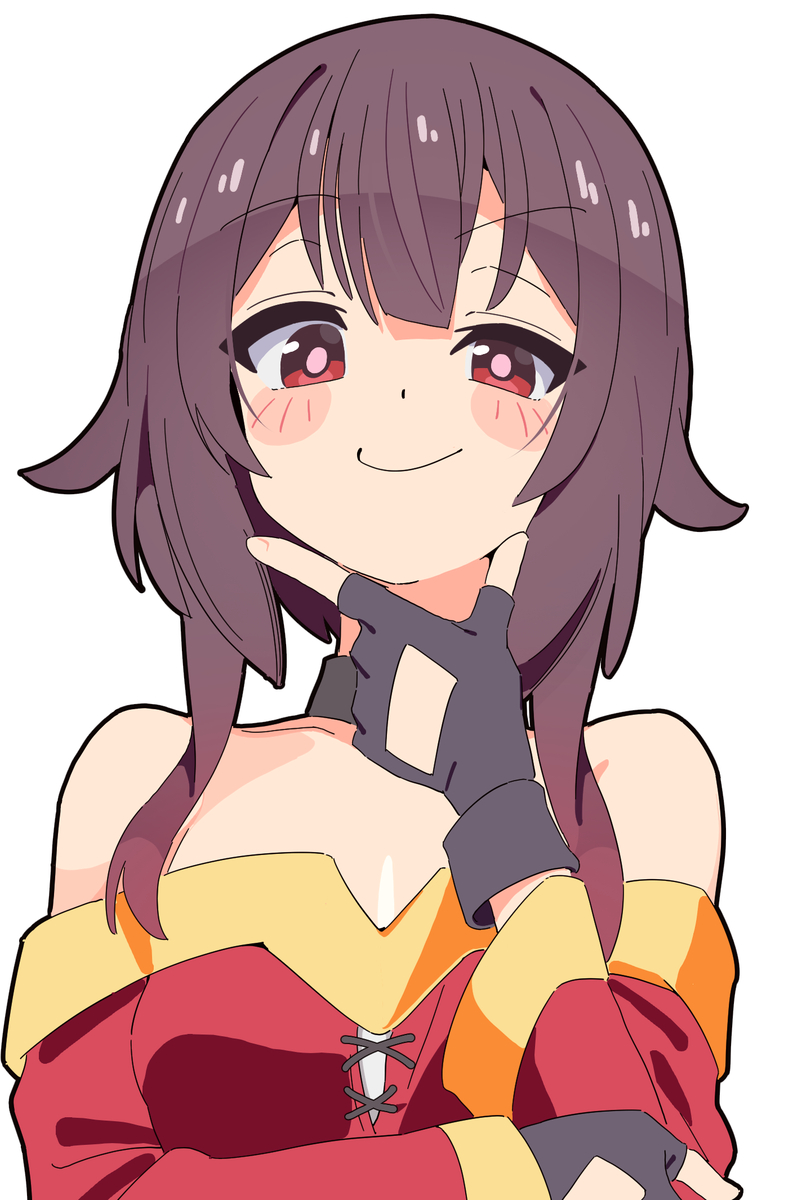 This is a pixiv picture whose title is めぐみん.