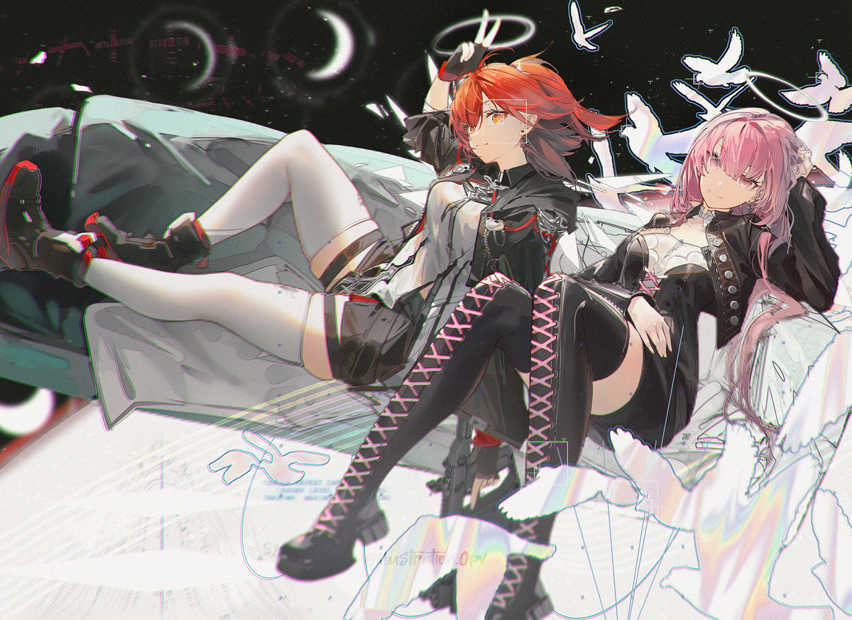 This is a pixiv picture whose title is 安乐.