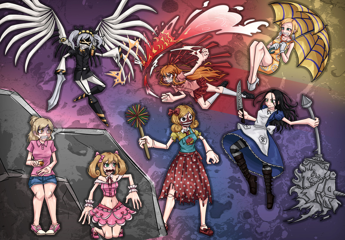 This is a pixiv picture whose title is 好きな版権女の子描く企画 -Honorable Mention.
