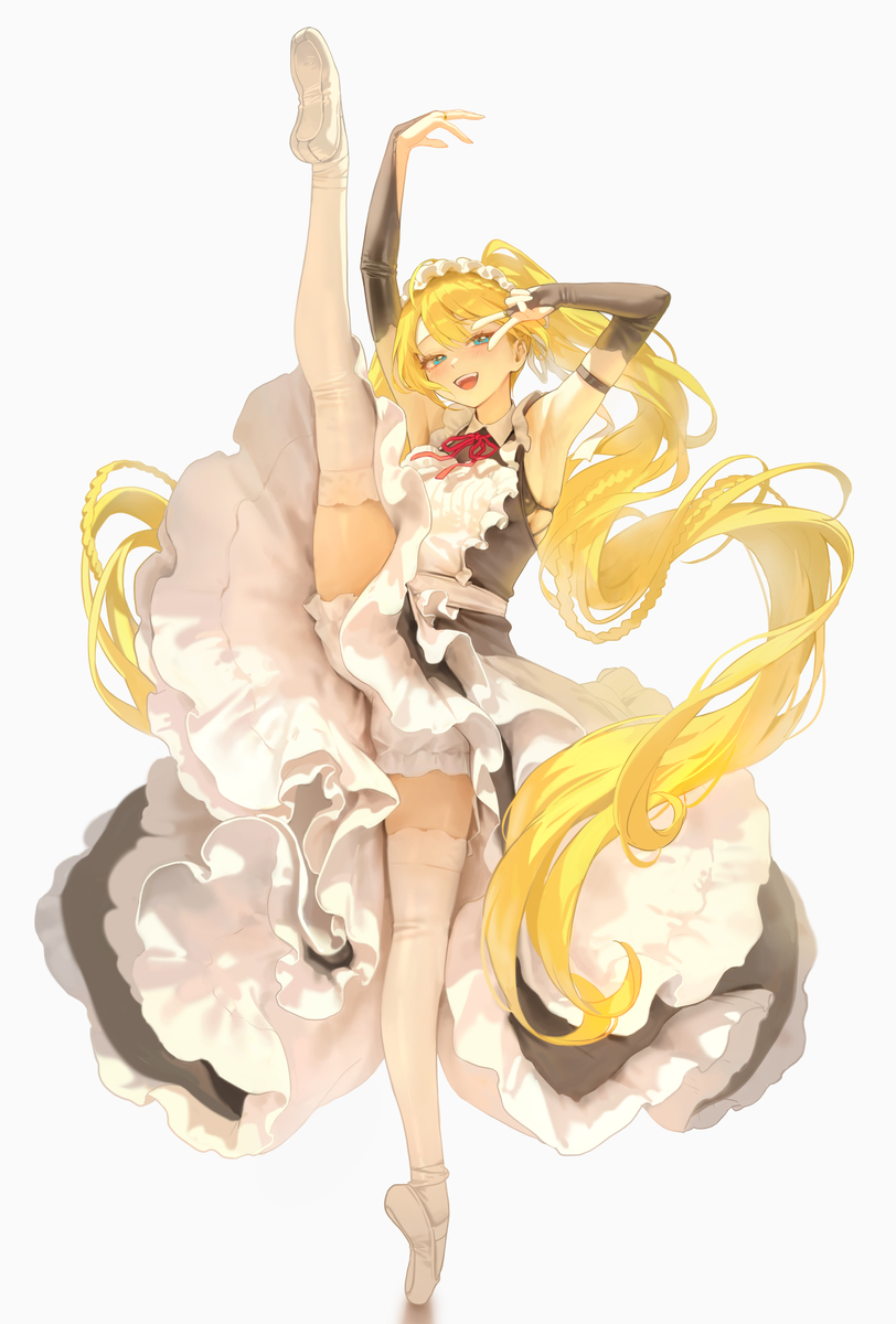 This is a pixiv picture whose title is Ballerina Maid.
