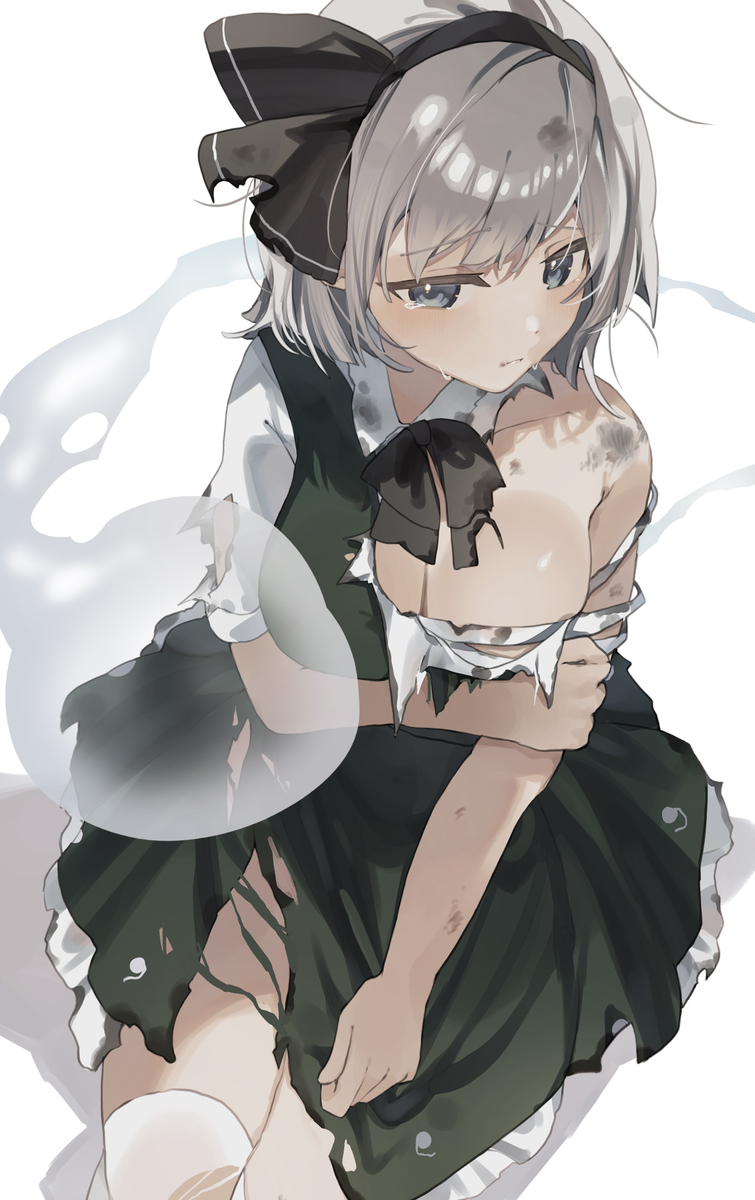 This is a pixiv picture whose title is 妖夢.