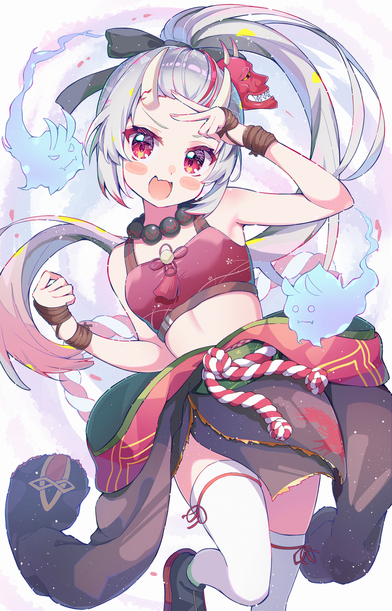 This is a pixiv picture whose title is 豪鬼衣装風のお嬢.