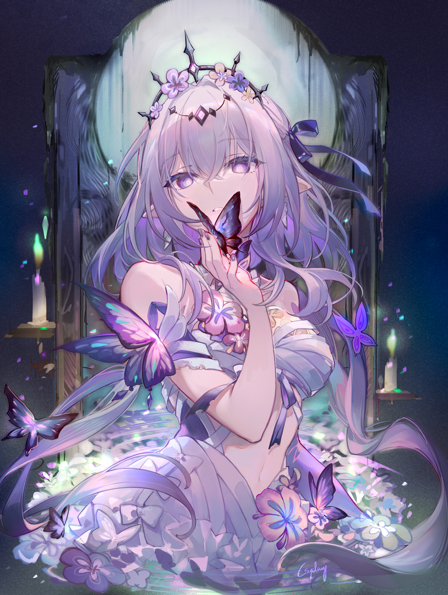 This is a pixiv picture whose title is Eulogistic🦋.