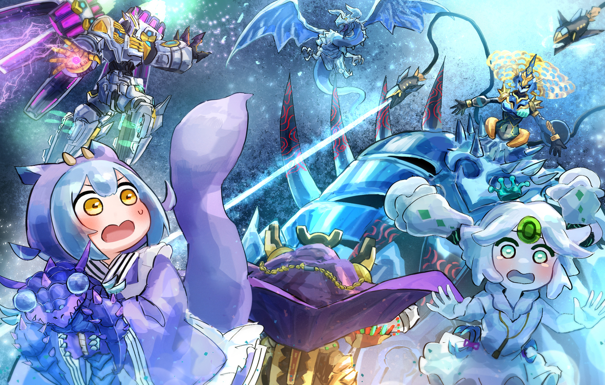 This is a pixiv picture whose title is ラドリーバジェ vs. 水属性GS.