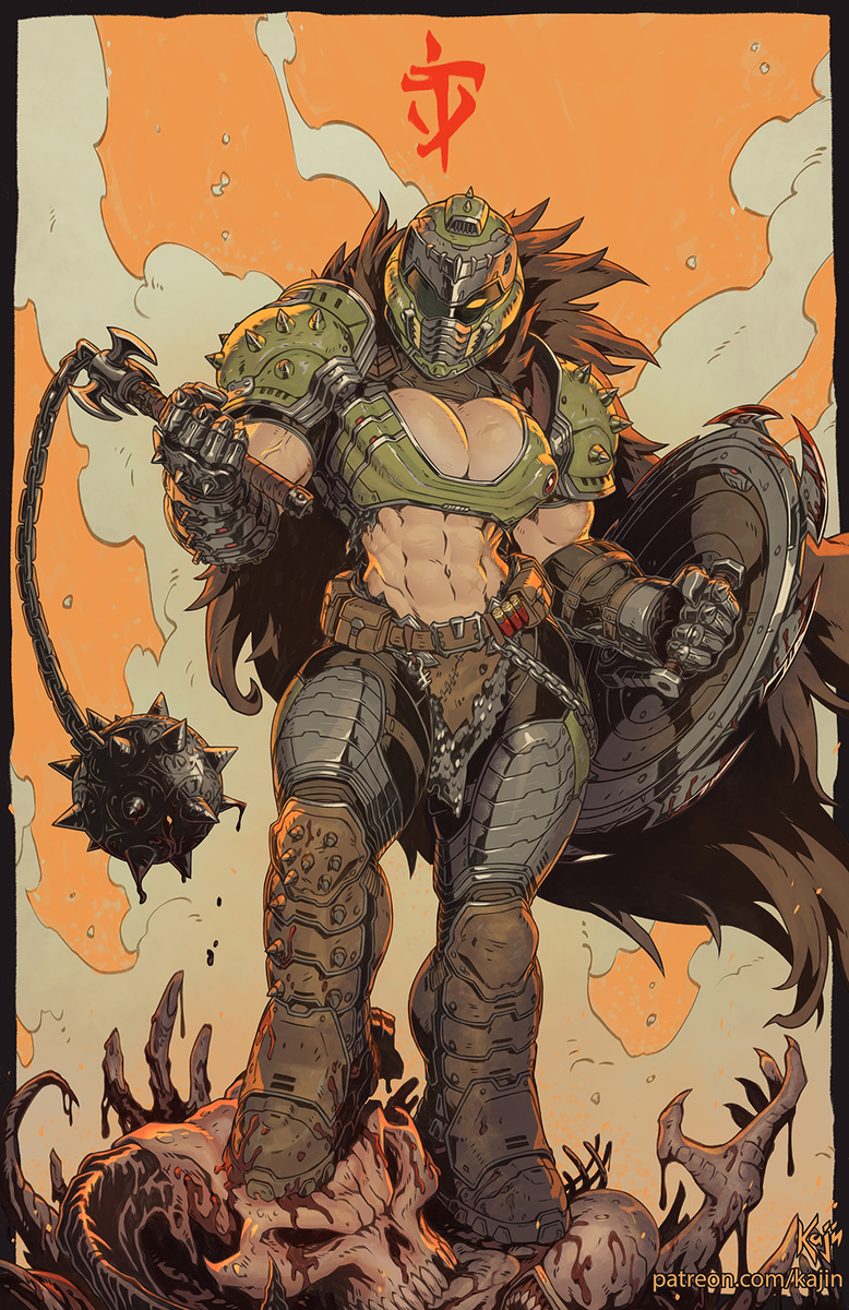 This is a pixiv picture whose title is Rip and Tear.