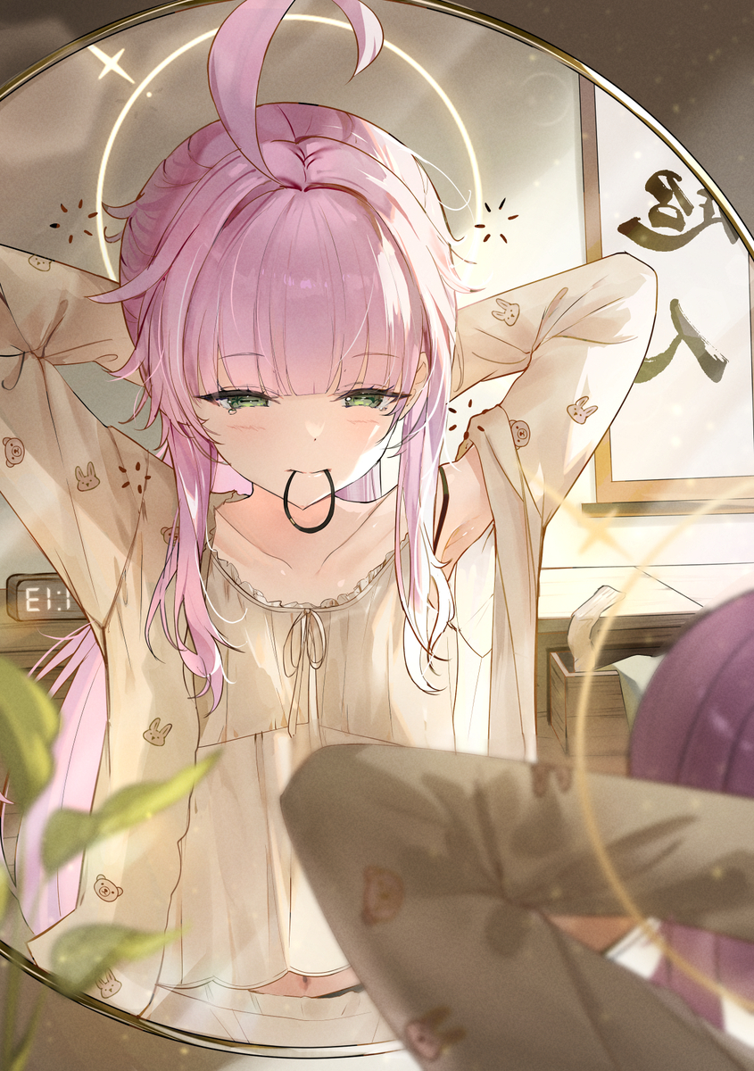 This is a pixiv picture whose title is 5時間後失脚するカヤ.