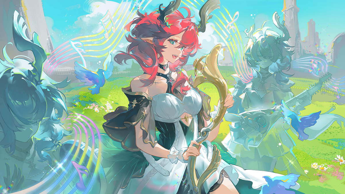This is a pixiv picture whose title is 夏空♪.