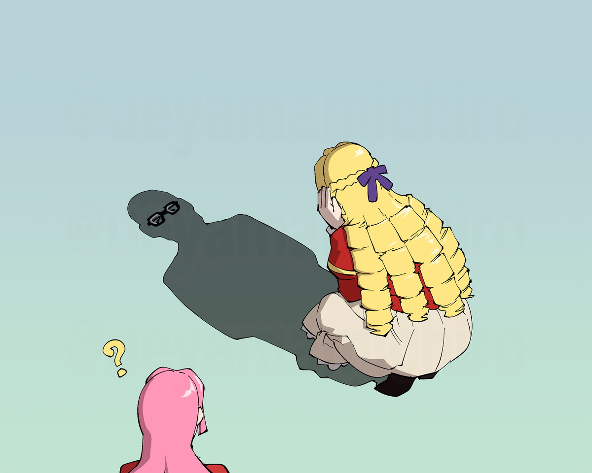 This is a pixiv picture whose title is おじさんシルエット.