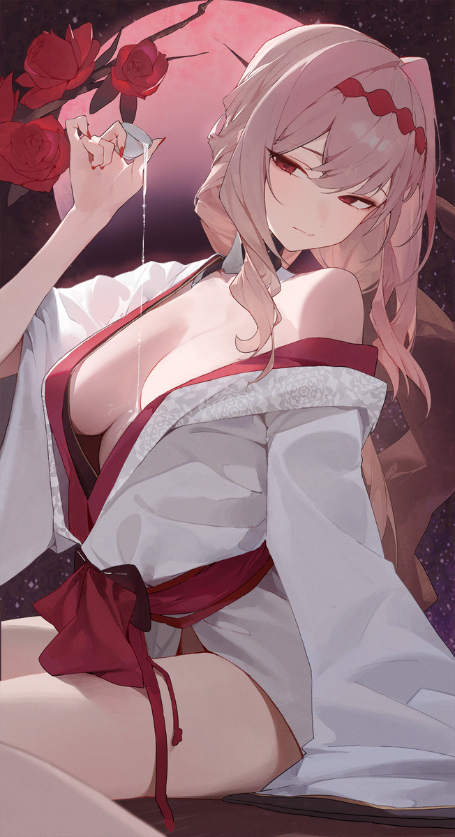 This is a pixiv picture whose title is Scarlet.