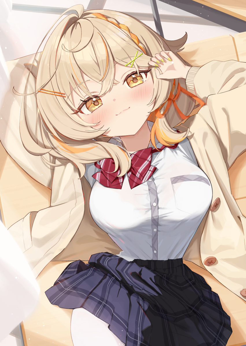 This is a pixiv picture whose title is ちっちゃくていっぱいかまってくる先輩⑥.
