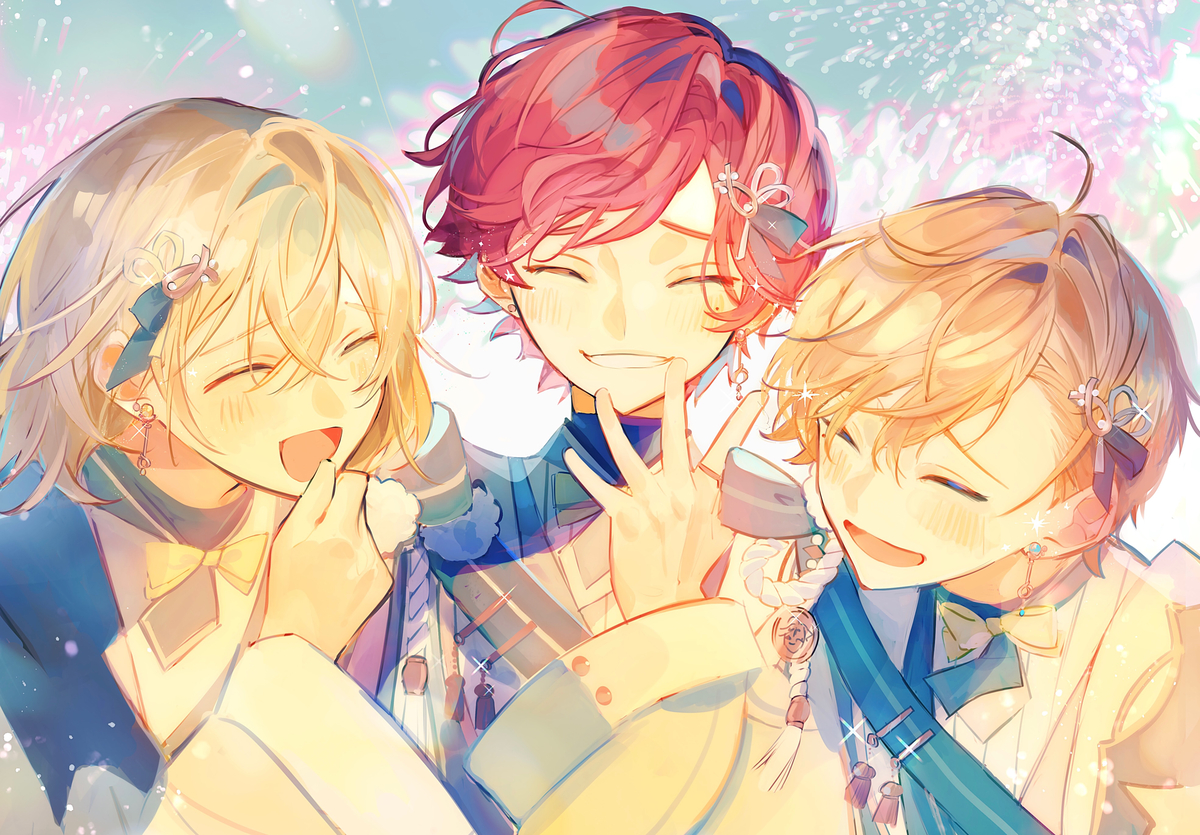 This is a pixiv picture whose title is 繋ぐ祭りにきみたちの笑顔を.