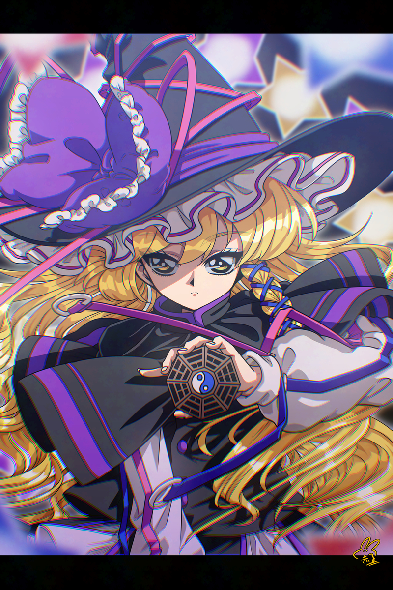 This is a pixiv picture whose title is 【東方】魔理沙.