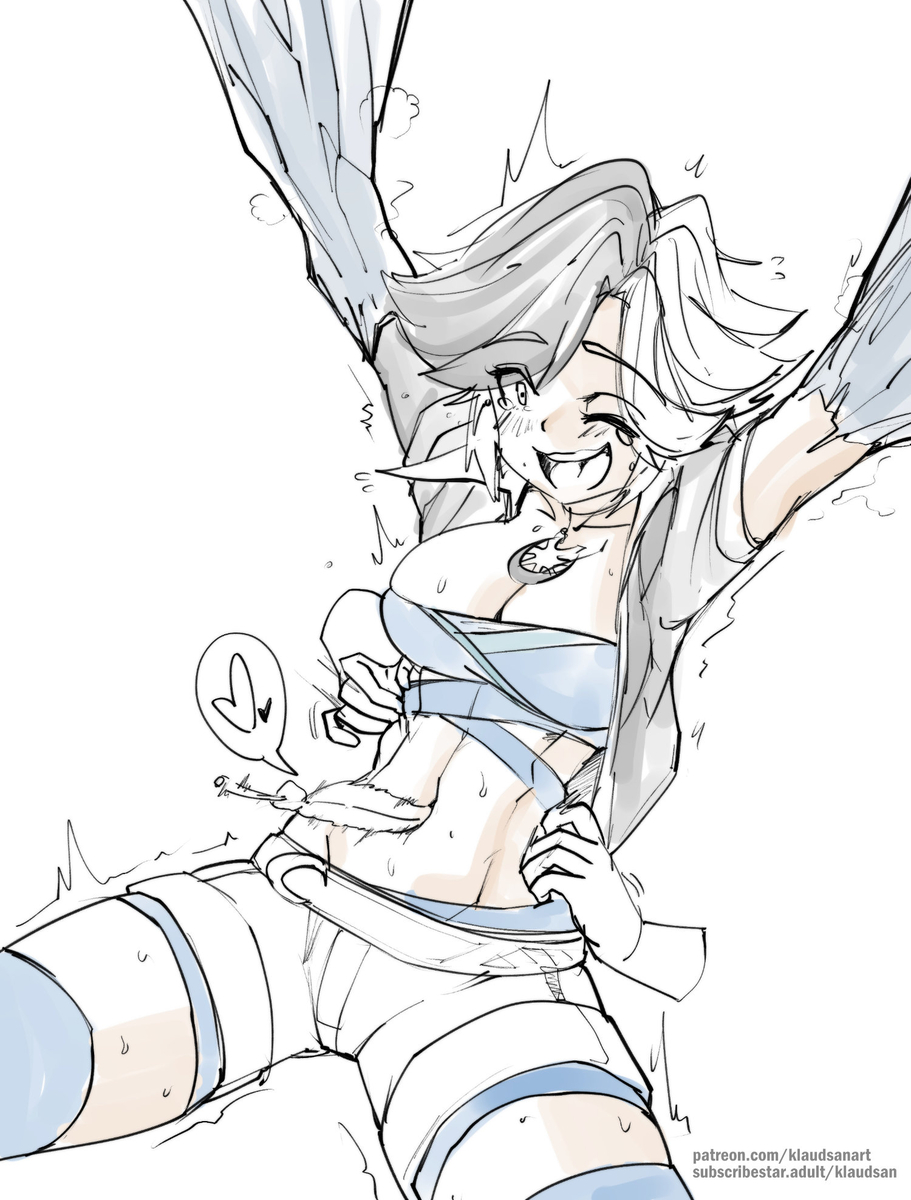 This is a pixiv picture whose title is Ticklish Luna Snow.
