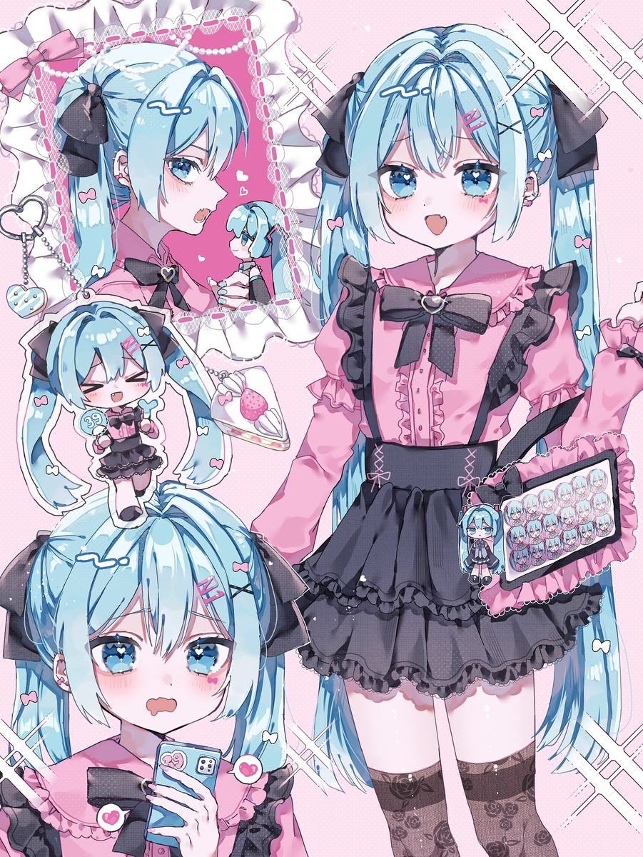 This is a pixiv picture whose title is ミクオタミク.