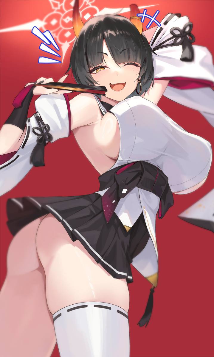 This is a pixiv picture whose title is ニヤ😊🧡.