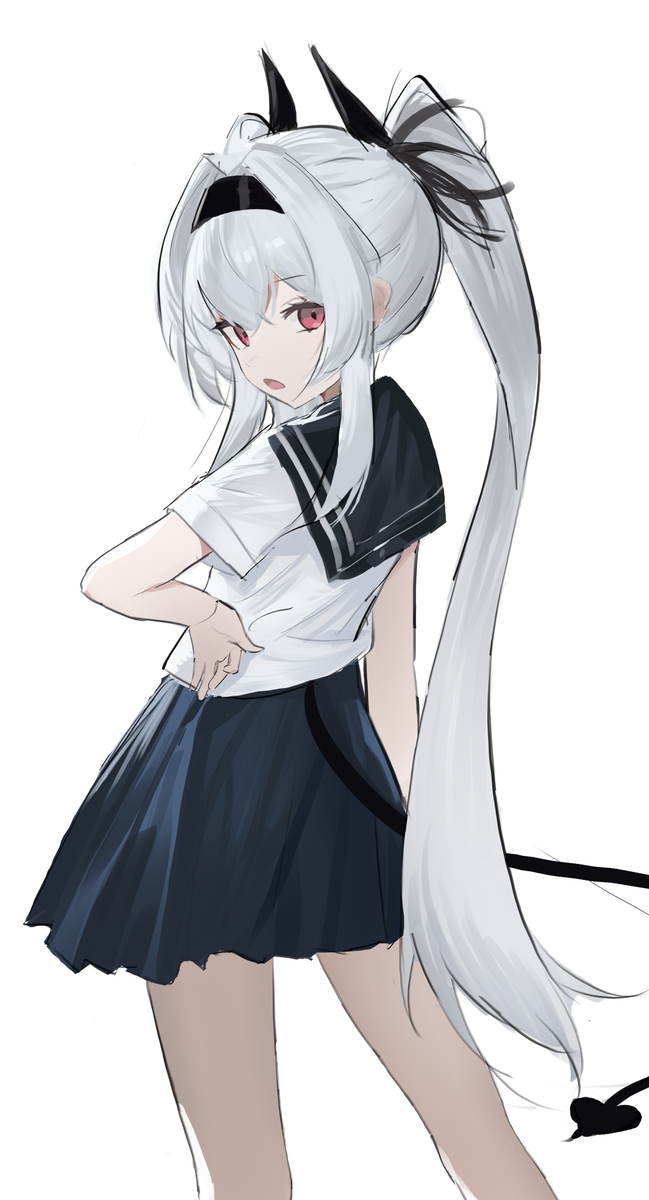 This is a pixiv picture whose title is 魅魔吖.