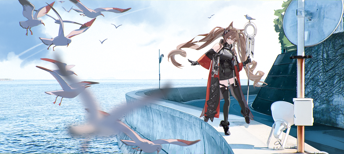 This is a pixiv picture whose title is 风平浪静的日子里.