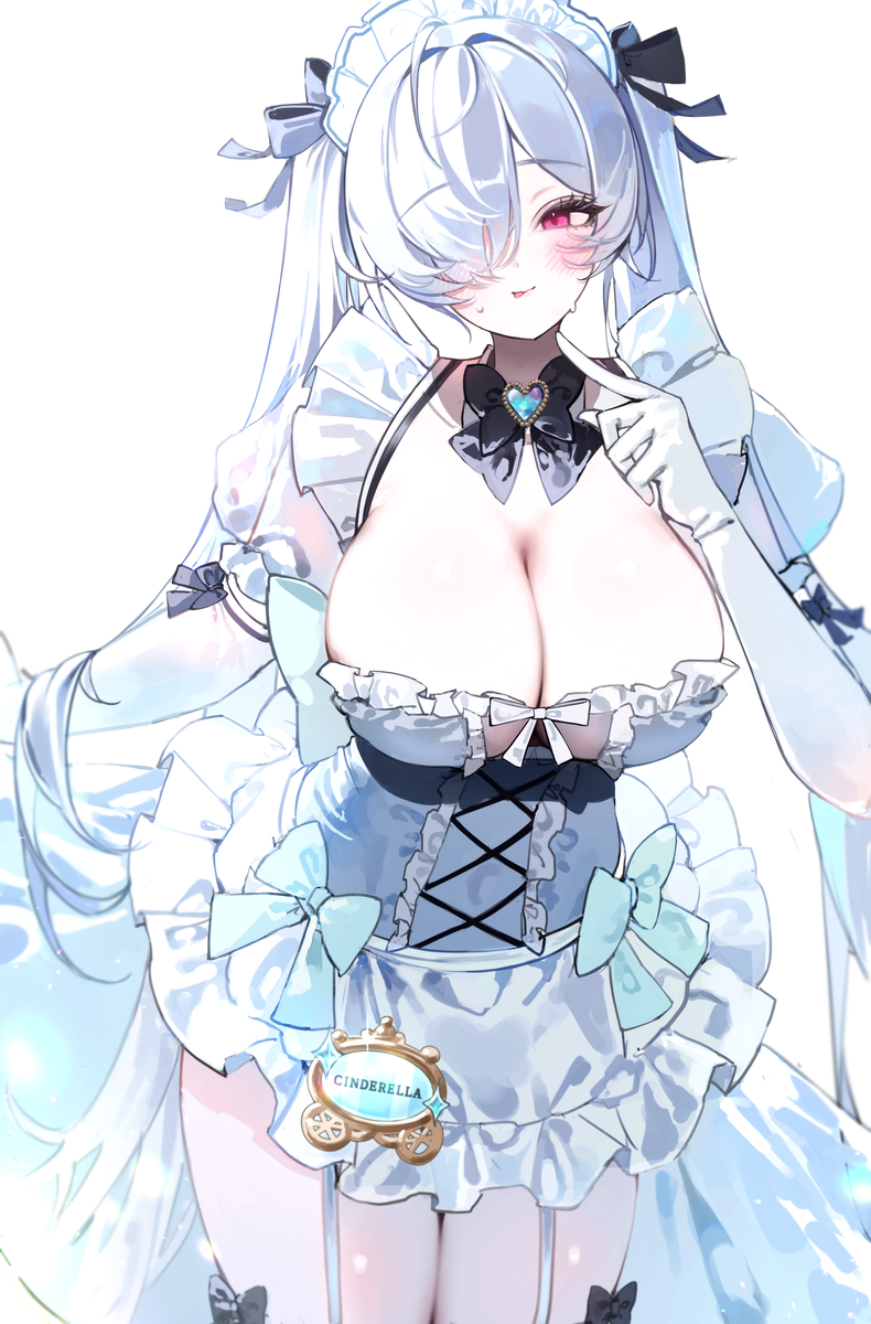 This is a pixiv picture whose title is NIKKE Maid Cinderella.