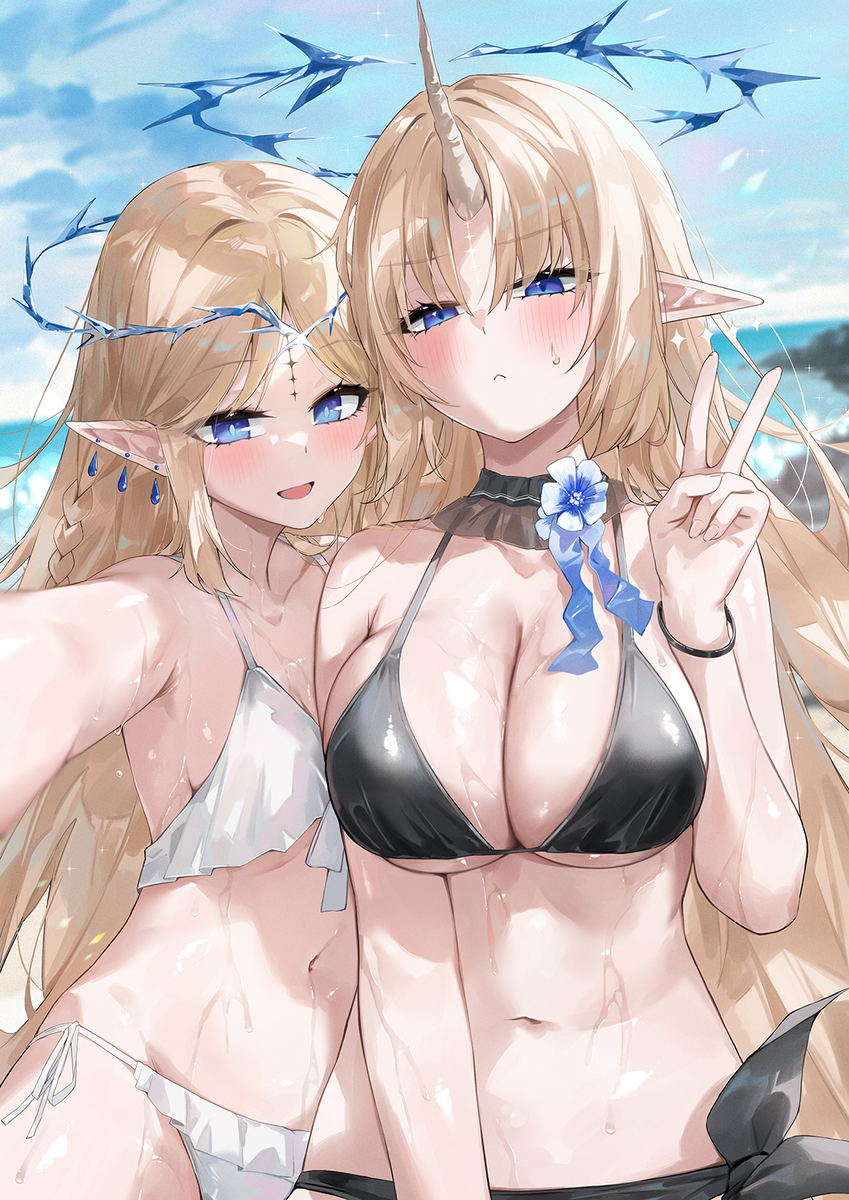 This is a pixiv picture whose title is フルールドリス & カルテジア.