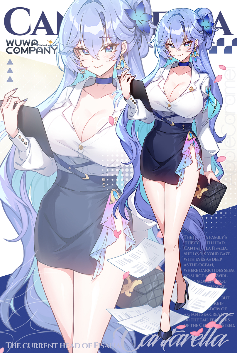 This is a pixiv picture whose title is Cantarella💙.