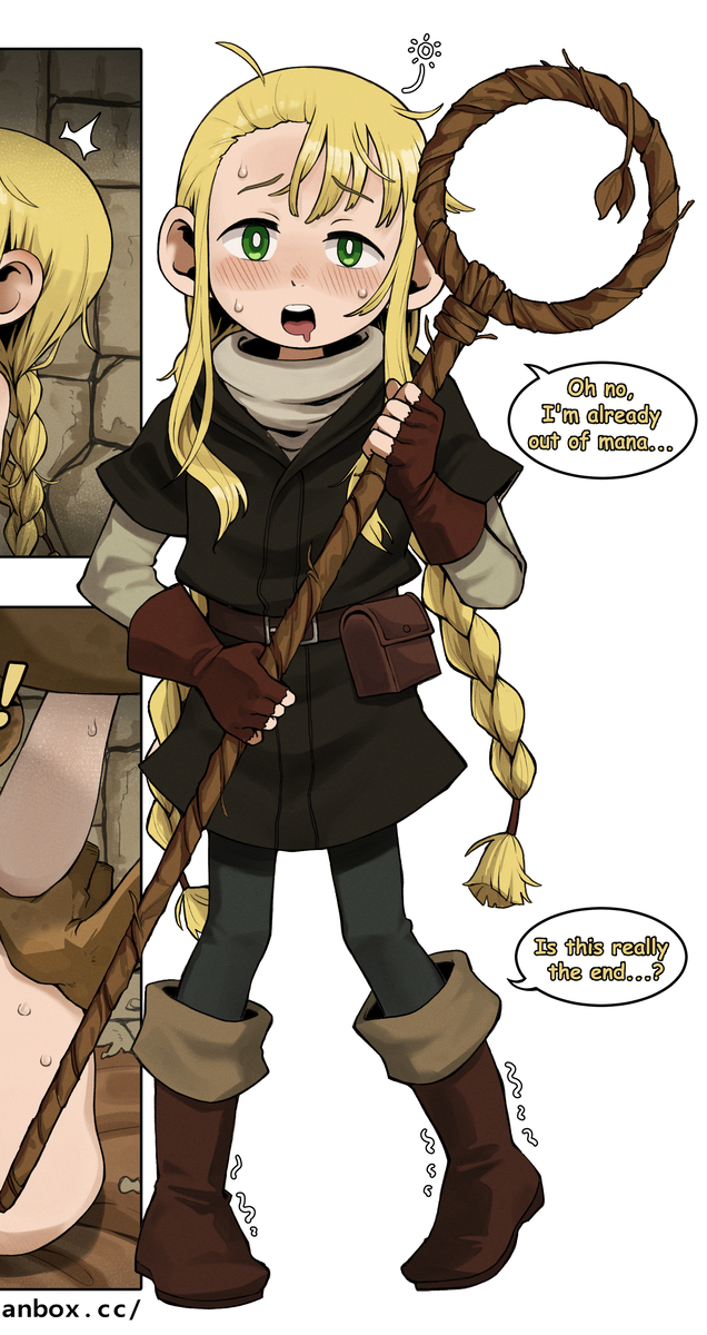 This is a pixiv picture whose title is Delicious in Dungeon - marcille.